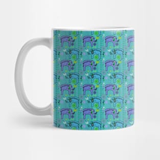 Elephant Pattern Mug